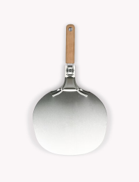 118.png 12" Pizza Peel Oak and Stainless Steel