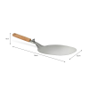 119.png 12" Pizza Peel Oak and Stainless Steel