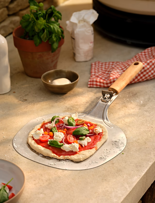 1280.png 12" Pizza Peel Oak and Stainless Steel
