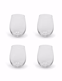 Chilmark Tumbler Medium Set of 4 Clear