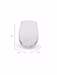 Chilmark Tumbler Medium Set of 4 Clear