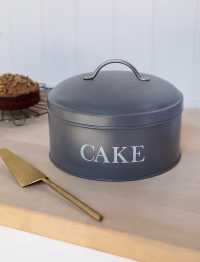 Original Round Cake Tin Charcoal