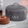 Original Round Cake Tin Charcoal