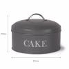 Original Round Cake Tin Charcoal
