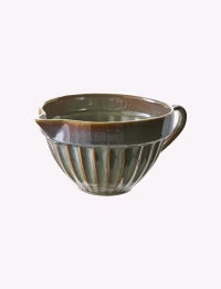 c6-2.avif Costa Bowl with spout Stoneware Green Multi Small