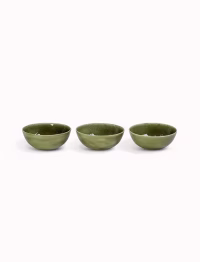 c6-3.avif Alvescot Nibble Bowls Set of 3 Moss Green