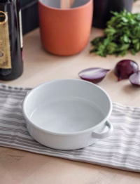 cc1.avif Enamel Pie Dish White