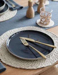 Holwell Dinner Plate Carbon