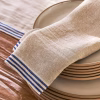cc4-4.avif Hanstone Stripe Edge Napkins Set of 4 Ink