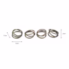 cc9-1.avif Brompton Napkin Rings Set of 4 Antique Brass