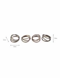 cc9-1.avif Brompton Napkin Rings Set of 4 Antique Brass