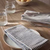 Hampton Stripe Napkins Set of 4 Blue