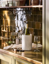 Brompton Marble Wine Cooler White
