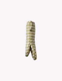 Gulli Oven Glove Cotton Green Ivory