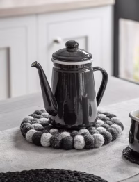 Coffee Pot in Carbon - Enamel