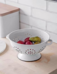 dd1.avif Enamel Colander White