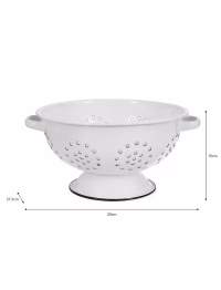 dd4.avif Enamel Colander White