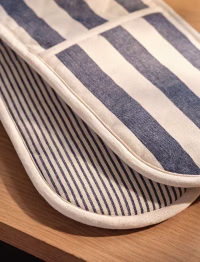 Harlton Wide Stripe Oven Glove Ink