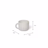 Clanfield Stripe Mugs Set of 2 White