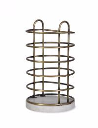 e7.avif Brompton Utensil Holder Antique Brass
