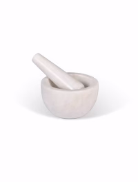 Brompton Pestle and Mortar White