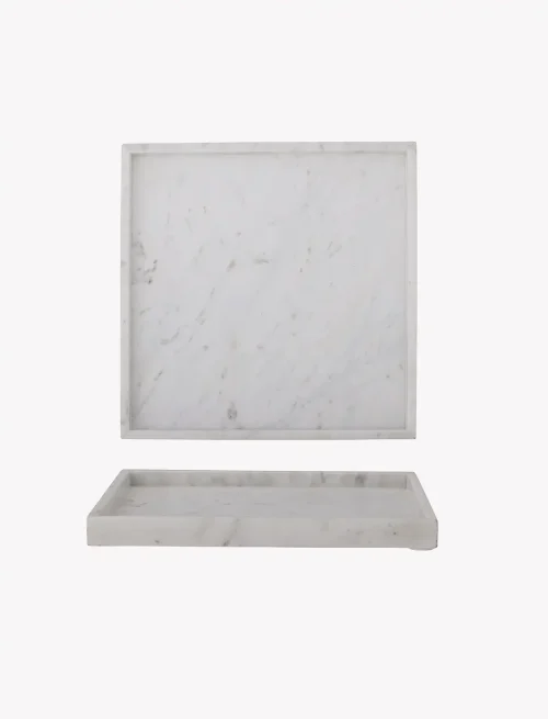 ee7.webp Majsa Tray Marble Square White