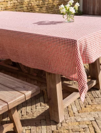 eee-2.avif Oaksey Checked Tablecloth 140x230cm Rust