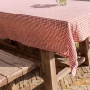 eee3-2.avif Oaksey Checked Tablecloth 160x320cm Rust