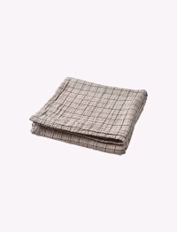 Elsa Tablecloth 140x220cm Cotton Beige Black