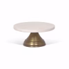 f4-3.avif Brompton Marble Cake Stand Antique Brass Finish