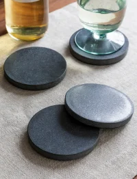 fff3-1.webp Coasters Round Marble Set of 4 Black