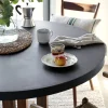 Burcot Round Dining Table Medium Slate Grey
