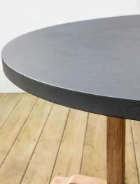 Burcot Round Dining Table Medium Slate Grey