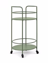 Rive Droite Drinks Trolley Thistle Green