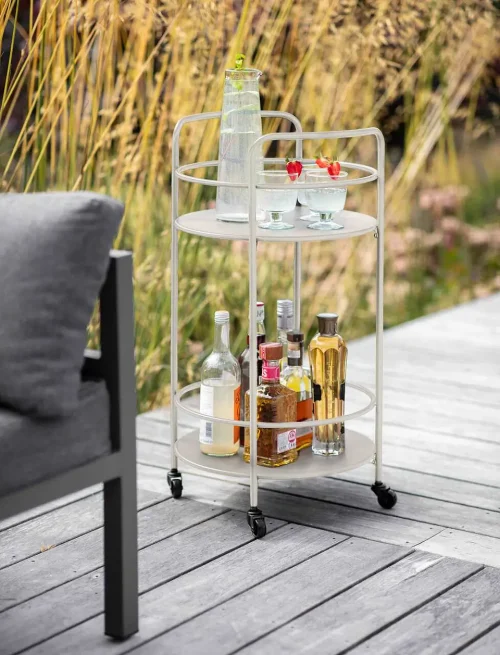 ggg.webp Rive Droite Drinks Trolley Clay
