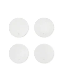 ggg7-1.webp Round Coasters Ceramic Set of 4 White
