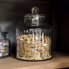 h1.avif Coombe Ribbed Storage Jar Large Glass