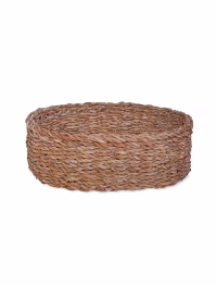 q1.avif Brading Round Basket Natural