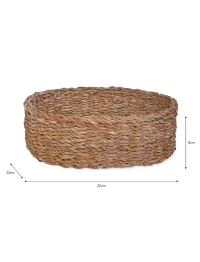 q2.webp Brading Round Basket Natural
