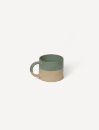 Bladon Half Glazed Mugs Set of 2 Rosemary