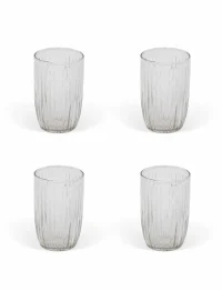 r8-1.webp Northmoor Ribbed Tall Tumblers Set of 4 Glass