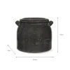 r8.webp Ravello Pot with Handles 21cm Charcoal