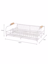 s11.avif Classic Wire Dish Rack Chalk
