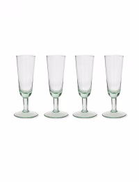 ss2.avif Broadwell Recycled Glass Champagne Flutes Set of 4