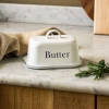 u1.avif Enamel Butter Dish with Lid White