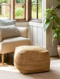 vvv.webp Cerney Jute Square Foot Stool Natural