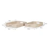 ww5.webp Wittering Rattan Rectangular Trays Set of 2 White