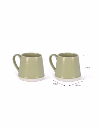 Coxwell Mugs Set of 2 Clay