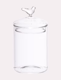 Kling Jar with lid Glass Clear Large