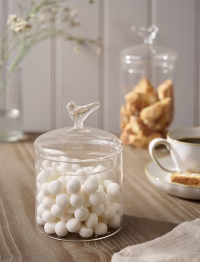 Kling Jar with lid Glass Clear Small